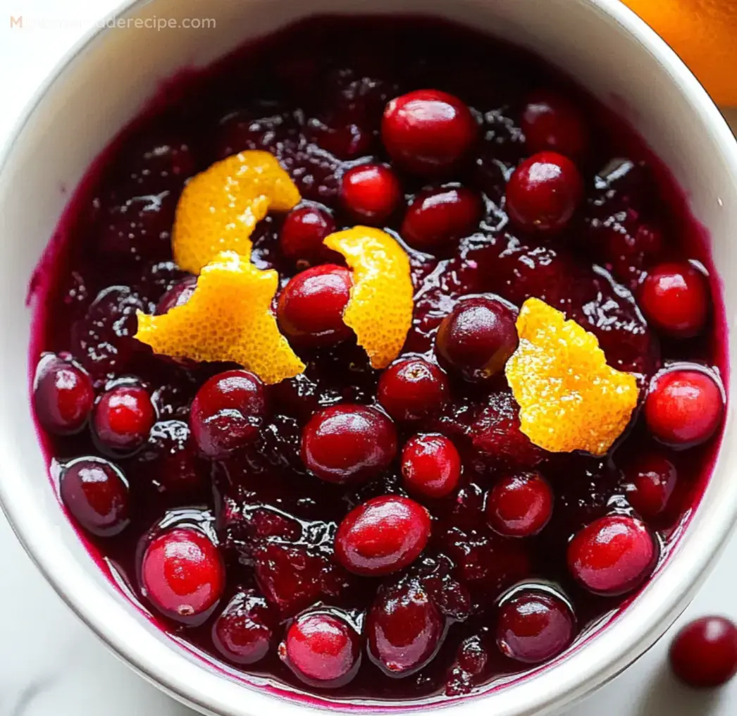 Tangy & Sweet Cranberry Orange Sauce: Ditch the Canned Jelly